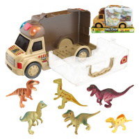 Set Auto Kufr 2v1 + Figurky dinosaurů 6 ks