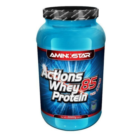 Aminostar Whey Protein Actions 85%, Banana, 2000 g