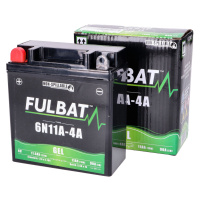 Baterie Fulbat 6N11A-4A 6V 11Ah gelová, Simson S50, S51, SR50, SR80, MZ TS/ ES/ ETS FB550958