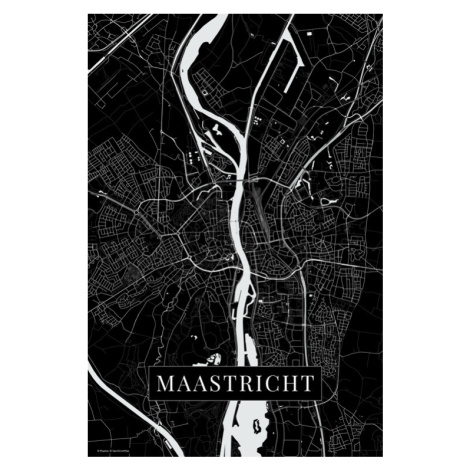 Mapa Maastricht black, (26.7 x 40 cm)