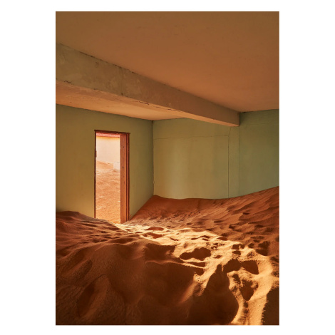 Paper Collective designové moderní obrazy Sand Village I (100 x 140 cm)