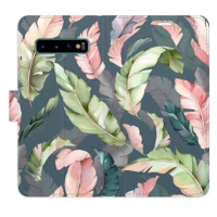 iSaprio flip pouzdro Flower Pattern 09 pro Samsung Galaxy S10