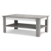 Konferenční stolek VOTO 2 beton/bílá