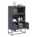 vidaXL Skříň highboard antracitová 68,5 x 38,5 x 123,5 cm ocel