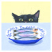 Ilustrace Gourmet Cat, Isabelle Brent, (40 x 40 cm)