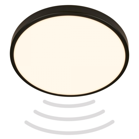 BRILO 3829015 Chet LED stropní svítidlo IP54, 3m dosah čidla, pohybové čidlo, černá - BRILO Briloner