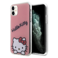 Pouzdro Hello Kitty IML Daydreaming Logo zadní kryt pro Apple iPhone 11 Pink