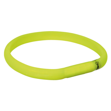 Trixie USB svítící obojek zelený - M - L: 50 cm / 18 mm