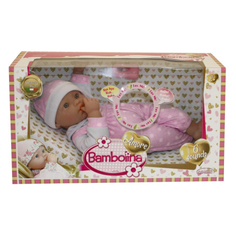 Miminko Bambolina 36 cm se zvuky a doplňky ALLTOYS
