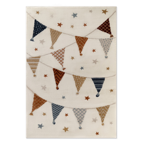 Hanse Home Collection koberce Dětský koberec Adventures 106211 Cream Multicolor - 120x170 cm