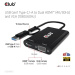 Club3D adaptér USB Gen1 Type-C/-A to Dual HDMI (4K/30Hz) / VGA (1080/60Hz) - CSV-1611