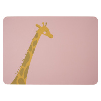 ASA Selection Dětské prostírání s motivem žirafy 33x46 cm COPPA KIDS wildlife - růžové