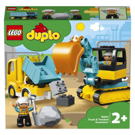 Lego Duplo 10931 Náklaďák a pásový bagr