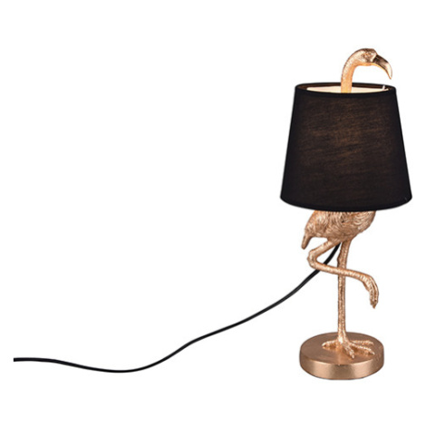 Art Deco stolní lampa zlatá s černou - Koen TRIO