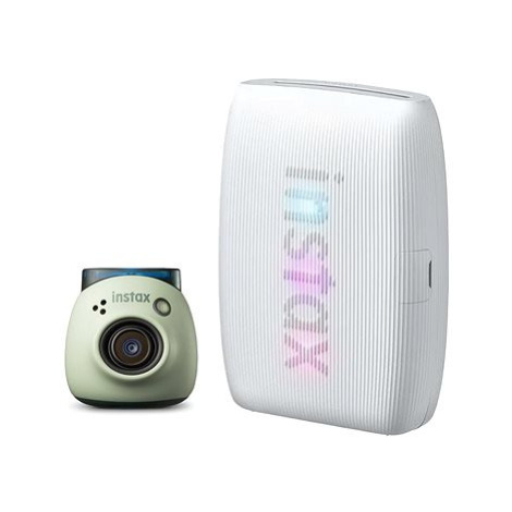 Fujifilm instax mini Link 3 Clay White + Fujifilm Instax Pal Green