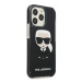 Karl Lagerfeld KLHCP13LTPEIKK hard silikonové pouzdro iPhone 13 / 13 Pro 6.1" black Iconik Karl