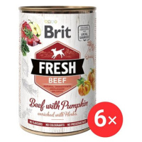 Brit Fresh Beef with Pumpkin 6 × 400 g