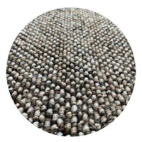 Kusový koberec Porto hnědý kruh 200 cm