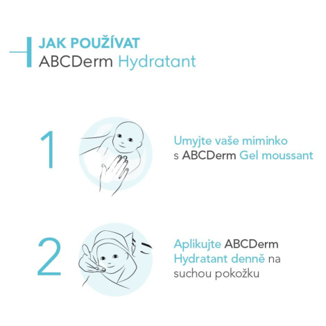 Bioderma ABCDerm Hydratant dětské hydratační tělové mléko 200 ml