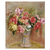 Pierre Auguste Renoir - Obrazová reprodukce Roses in a Sevres vase, (35 x 40 cm)