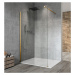 VARIO GOLD MATT jednodílná sprchová zástěna k instalaci ke stěně, čiré sklo, 1000 mm GX1210-01