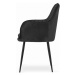 Jídelní židle LUGO černá (černé nohy)