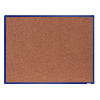boardOK Korková tabule s hliníkovým rámem 120 × 90 cm, modrý rám