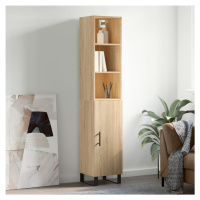 vidaXL Skříň highboard dub sonoma 34,5 x 34 x 180 cm kompozitní dřevo