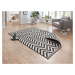 NORTHRUGS - Hanse Home koberce Kusový koberec Twin Supreme 103433 Palma black creme – na ven i n