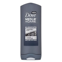 DOVE Men+Care Charcoal & Clay 2v1 Sprchový gel 400 ml