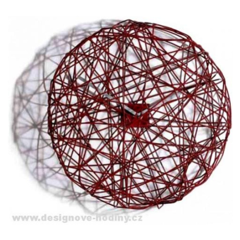 Designové hodiny Diamantini a Domeniconi Ci Vediamo red 50cm FOR LIVING