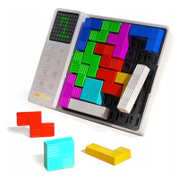 Hra Tetris Elektronická Skládačka Games Puzzle Displej 3000 Úkolů Edu