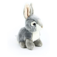 Rappa plyšový králík  16 cm Šedo - bílý Eco Friendly