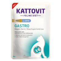 Kattovit Gastro Paté 10 × 85 g - s kachnou