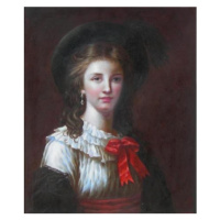 Obraz - Dívka s kloboukem