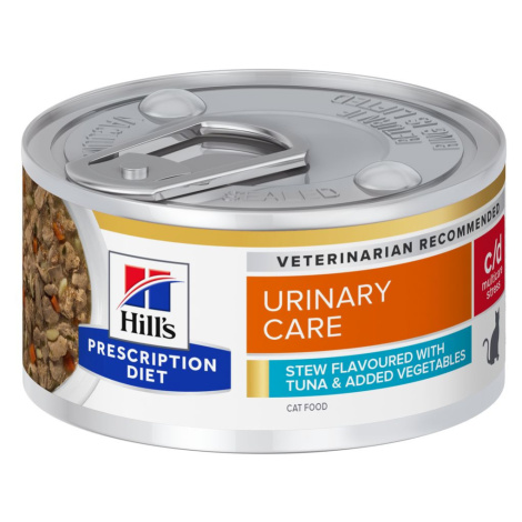 Hill's Prescription Diet c/d Multicare Stress Ragout s tuňákem a zeleninou - 24 × 82 g Hills
