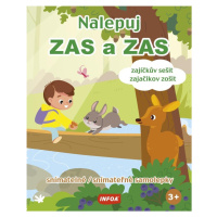 Nalepuj ZAS a ZAS Zajíčkův sešit / zajačikov zošit snímatelné / snímateľné samolepky, 1.  vydání