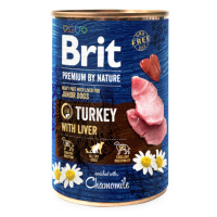Konzerva Brit Premium by Nature Turkey with Liver 400g