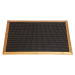 Gumová rohožka - předložka PINMAT černá/zlatá více rozměrů Mybesthome Rozměr: 60x90 cm