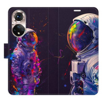 iSaprio Flip pouzdro Neon Astronaut 02 pro Honor 50 / Nova 9