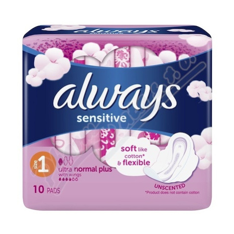 Always Sensitiv Ultra Normal Plus 1 vložky 10ks