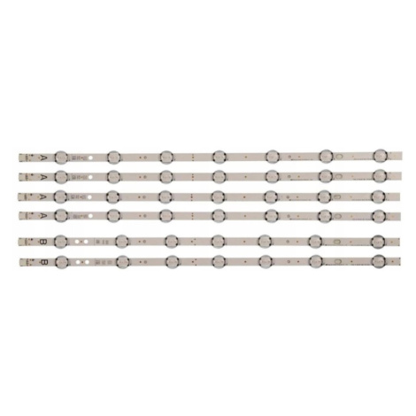 Led Lišty Toshiba 49U5766DB 49U6663DB 49U6763DB 49U5663DB