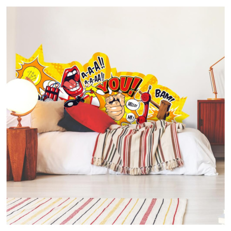 Zástěna za postel - Pop art INSPIO