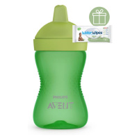 PHILIPS AVENT - Hrneček Grippy s tvrdou hubičkou 300 ml chlapec+WW Soapberry 60ks