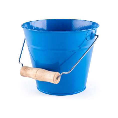 Zahradní kyblík - modrý kovový Woody