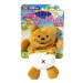 Japan Premium natahovací hračka pro psy s pískátkem, pro malé a středně velké psy, tvaru medvěda