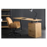 LuxD 25500 Designový psací stůl Kiana 160 cm vzor dub