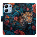 iSaprio Flip pouzdro Flower Jaguar 02 pro Xiaomi Redmi Note 13