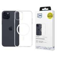 3mk ochranný kryt Clear MagCase pro Apple iPhone 15 Plus Čirá