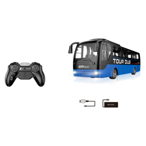 RC Autobus na dálkové ovládání modrý ALLTOYS